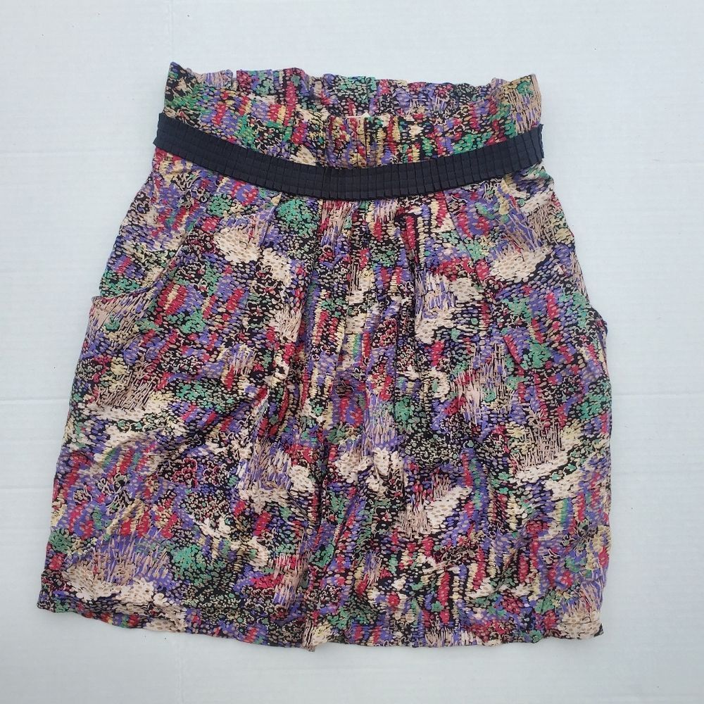 Staring At Stars Women Size Small Skirt Paper Bag Waist with pockets NWT